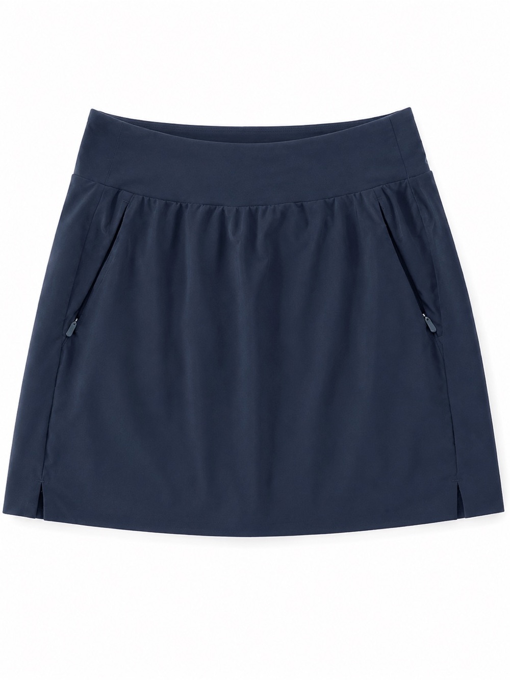 Navy ATHLETA Active Skort with Zip Pockets